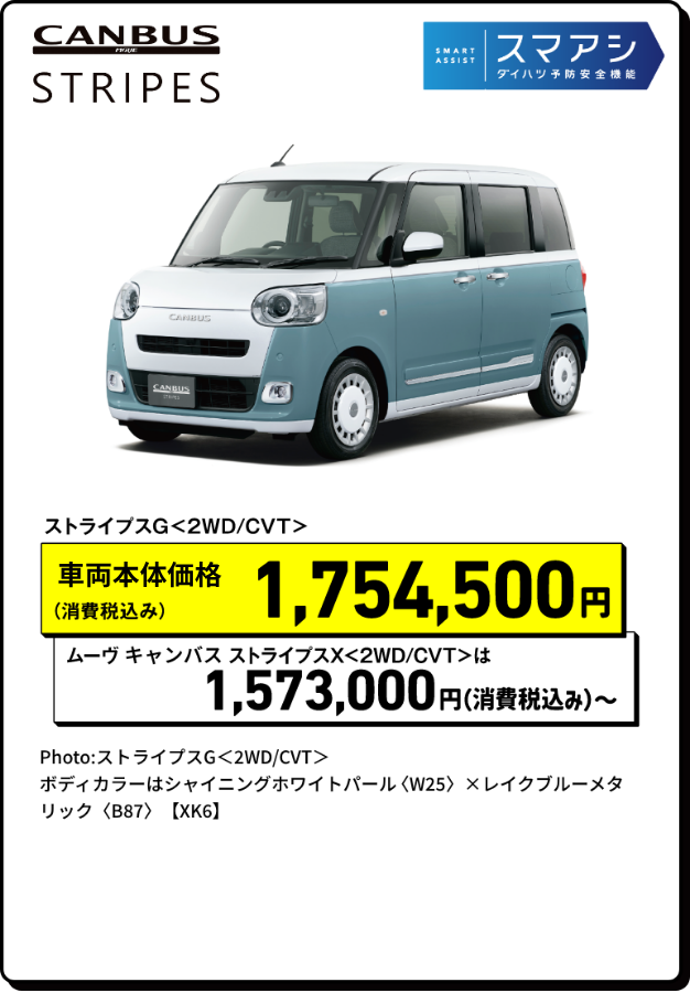 キャンバス ストライプス